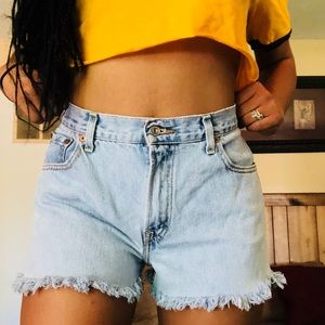Levi denim shorts